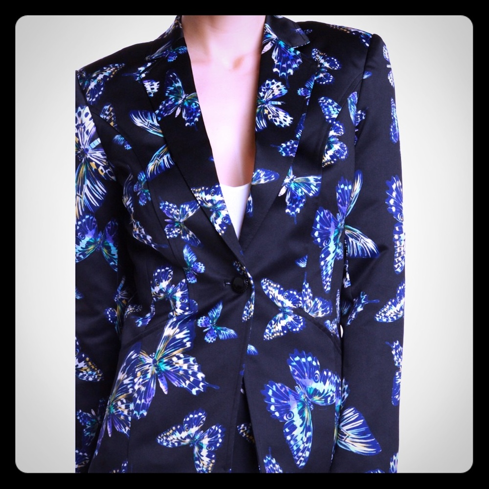 CeCe by Cynthia Steffe Floating Butterflies Jacket